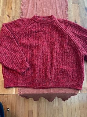 Madewell Ribbed Cotton-Blend Sweater Size Large